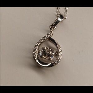 Platinum over Sterling Silver Nexklace Charm